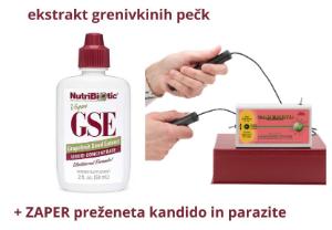 Kapljice ekstrakt grenivkinih pečk skupaj z ZAPER terapijo preženeta kandido in parazite