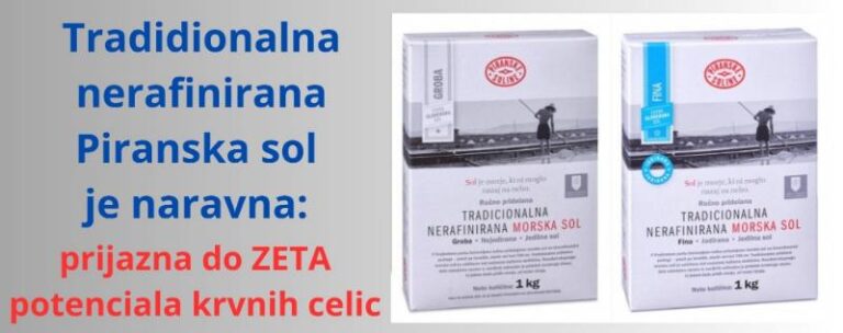 NE-rafinirana sol ima druge učinke kot rafinirana